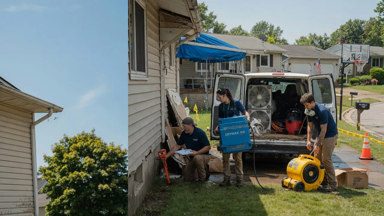 Ceiling Leak Cleanup in Francis Creek, WI near me
